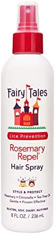 Fairy Tales Rosemary Repel Daily Kid Hair Spray- Lice Spray for Kids for Lice Prevention, 8 Fl Oz (P | Amazon (US)