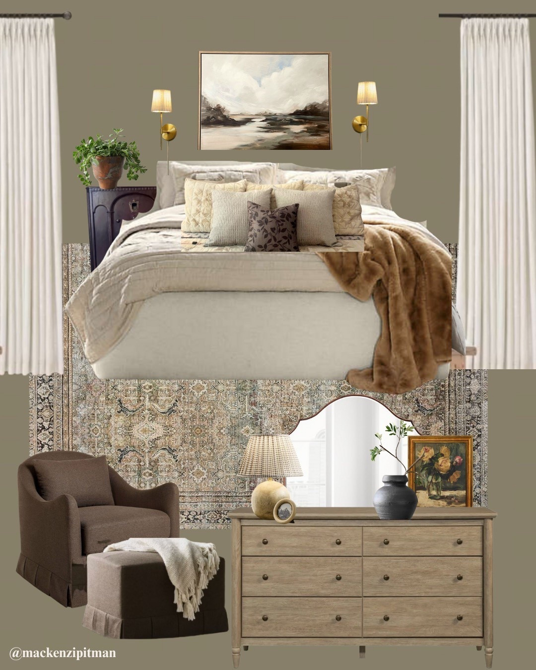 I’ve been hunting for a dresser that feels classic but doesn’t break the bank—and this one checked all the boxes. Styled with a vintage rug, cozy chair, and a layered bed, it gives instant warmth to the room. Who else loves a good save vs. splurge moment?

#LTKHome #LTKStyleTip