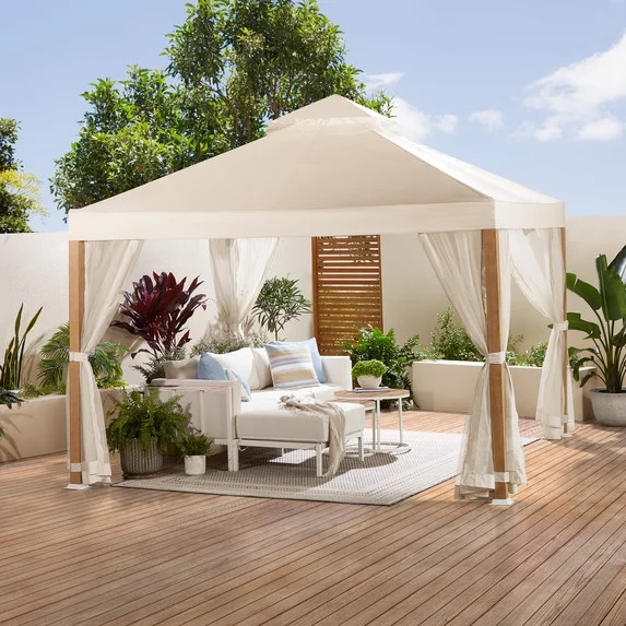 Better Homes & Gardens Marlow 10ft x 10ft Gazebo with Mosquito Netting | Walmart (US)