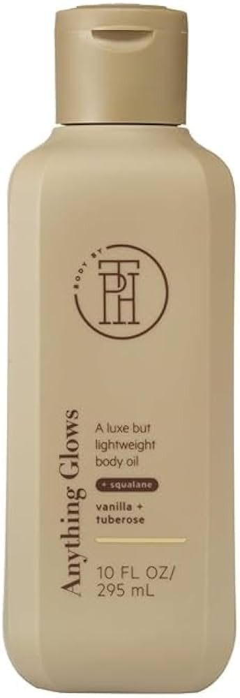 TPH BODY by Anything Glows Vegan Body Oil for Dry Skin with Squalane, Avocado Oil & Rosehip Oil f... | Amazon (US)