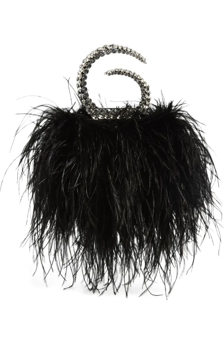 Karma Feather Crystal Top Handle Bag | Nordstrom