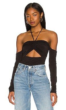 Lovers and Friends Gwyn Bodysuit in Black from Revolve.com | Revolve Clothing (Global)