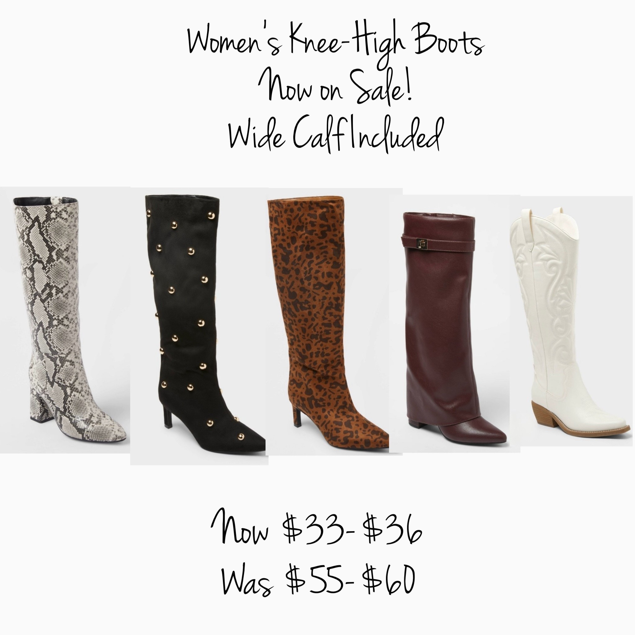 Statement boots you need! Knee-high boots, cowboy boots, snake print boots, leopard boots, burgundy boots, gem studded boots, fall outfits, fall fashion, sale alert 

#LTKSaleAlert #LTKFindsUnder50 #LTKootd