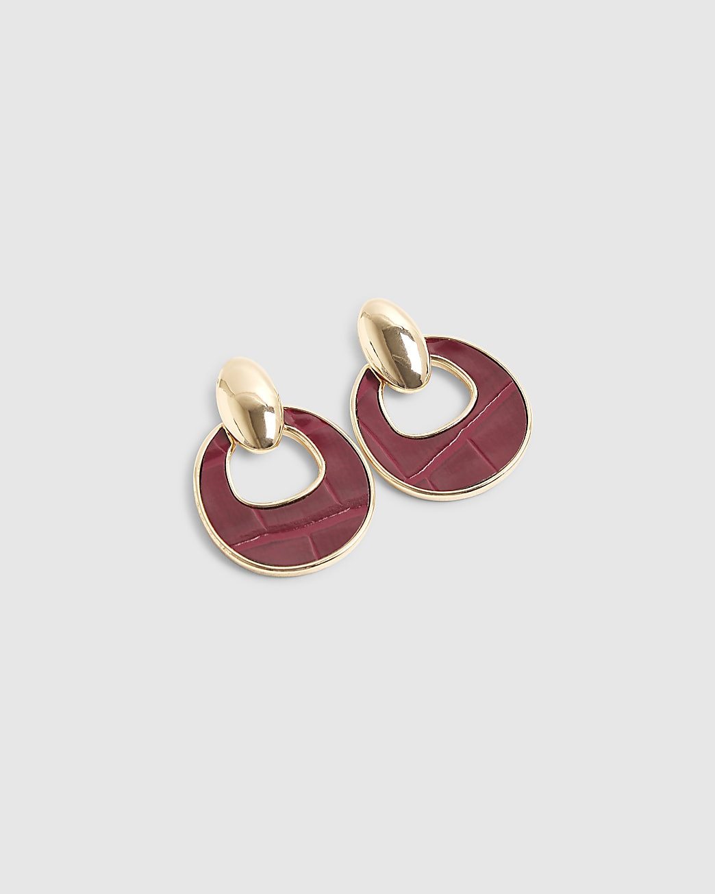 Red Door Knocker Earrings | River Island UK & IE