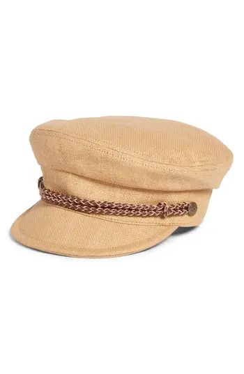 Women's Brixton Kayla Straw Baker Boy Cap - | Nordstrom