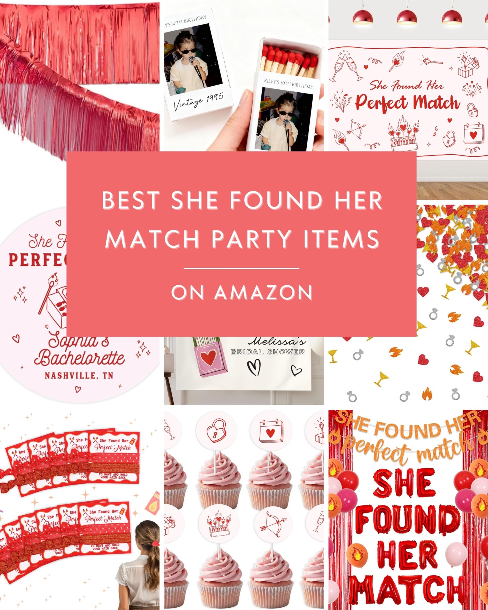 she found her match 💍 the cutest amazon party details for your bach or bridal shower — from decor to the little extras 🤍 

#LTKWedding