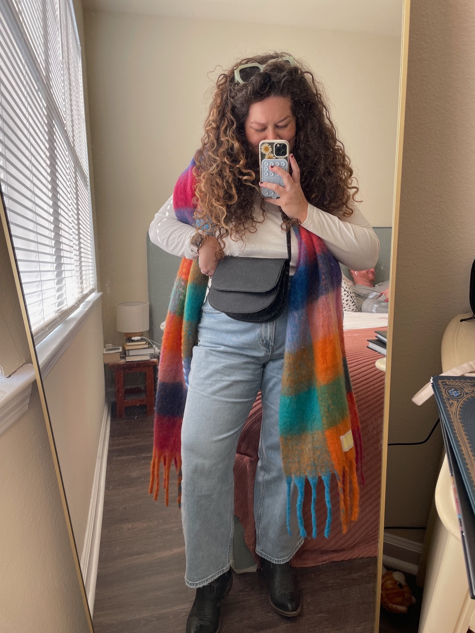 My favorite light wash jeans | winter outfit| wearing a 34 S 

#LTKMostLoved #LTKmidsize #LTKfindsunder100