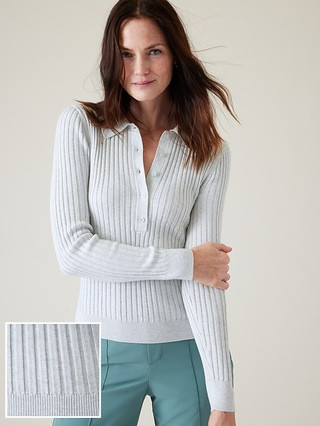 Sweet Bay Henley Sweater | Athleta