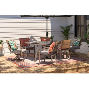 allen + roth Townsend 7-Piece Patio Dining Set | Lowe's
