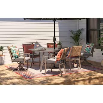 allen + roth Townsend 7-Piece Patio Dining Set at Lowes.com | Lowe's