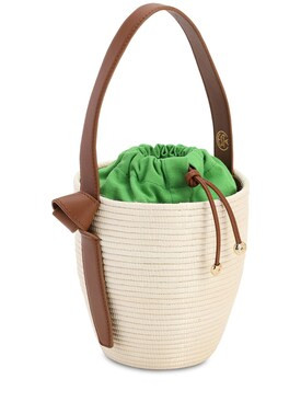Cesta Collective - Lvr exclusive lunchpail cotton bag - White/Green | Luisaviaroma | Luisaviaroma