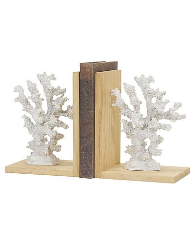 Set of 2 Textured Bookends with Stands | Gilt & Gilt City