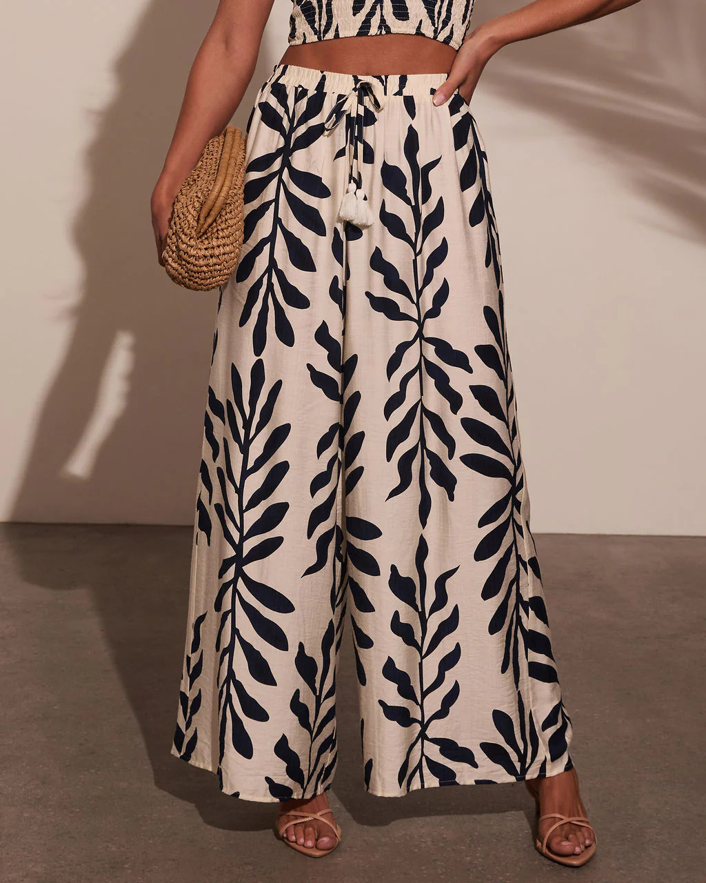 Sol Escape Tropical Drawstring Pants | VICI