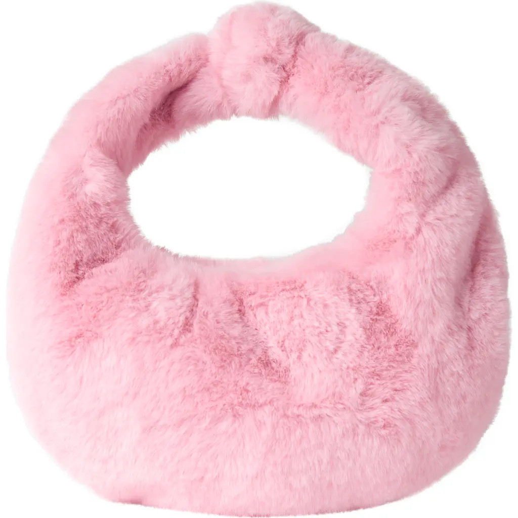 Rachel Riley Faux Fur Hand Bag in Pink at Nordstrom, Size Small | Nordstrom