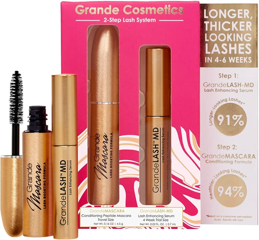 Grande Cosmetics 2 Step Lash System Gift Set | Amazon (US)