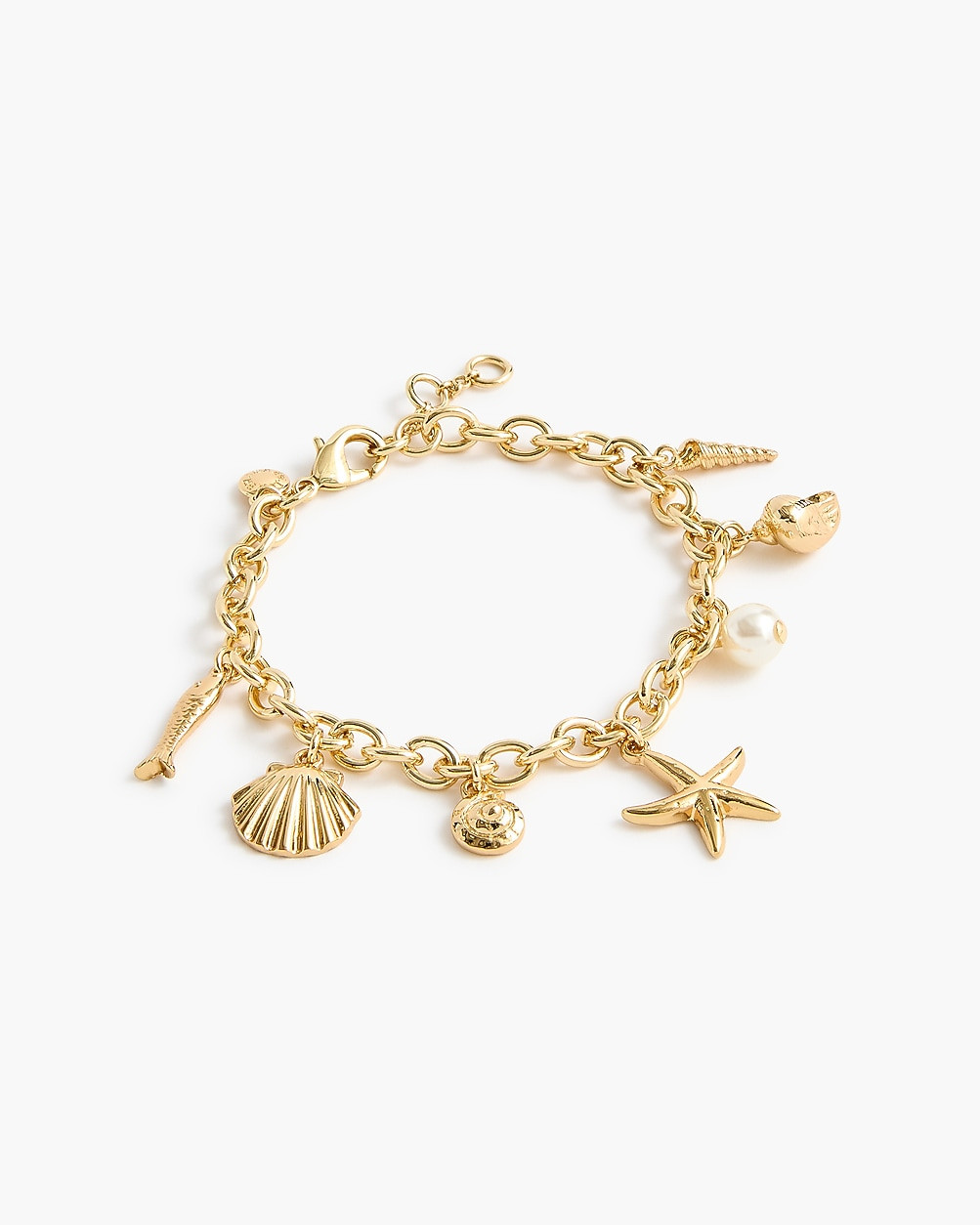 Seashell charm bracelet | J.Crew Factory