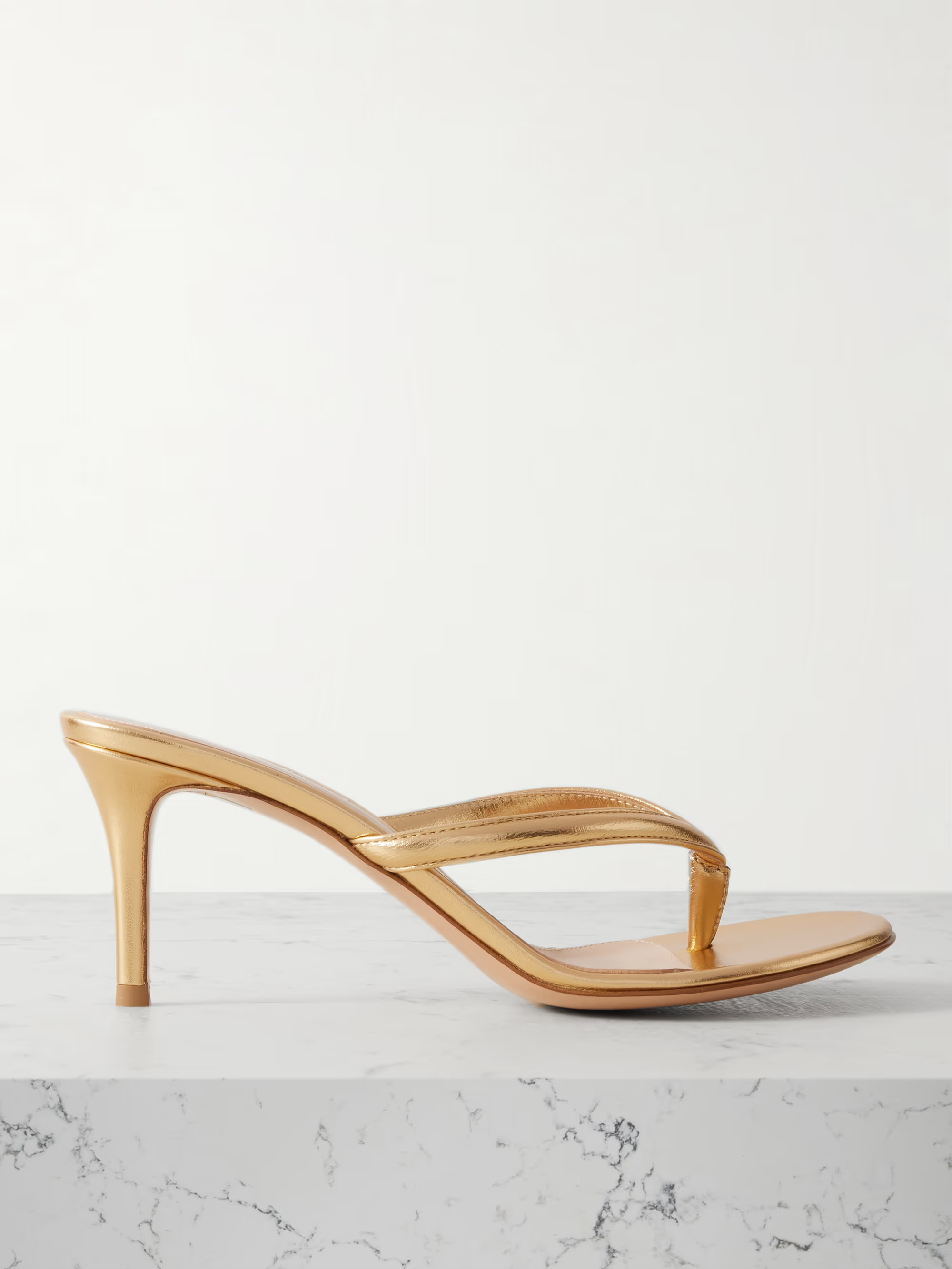 Calypso 70 metallic leather sandals | NET-A-PORTER (US)