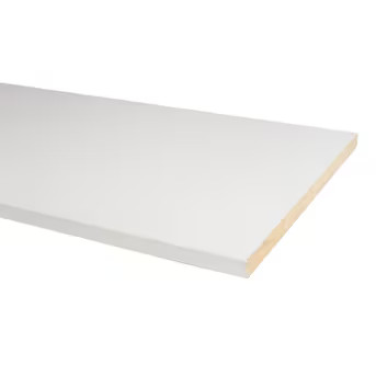RELIABILT 1-in x 12-in x 10-ft Primed S4S MDF Board | Lowe's