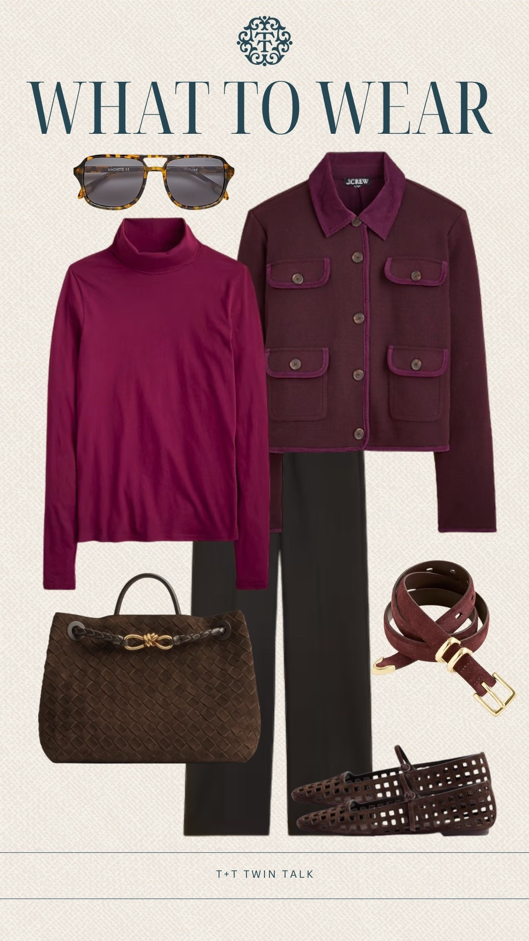 T+T, what to wear! A stunning J.Crew turtle neck with a collared jacket. Paired with Evereve Mary Jane flats, a woven brown bag, and a suede belt! Perfect outfit for fall! 

#LTKStyleTip #LTKShoeCrush #LTKItBag