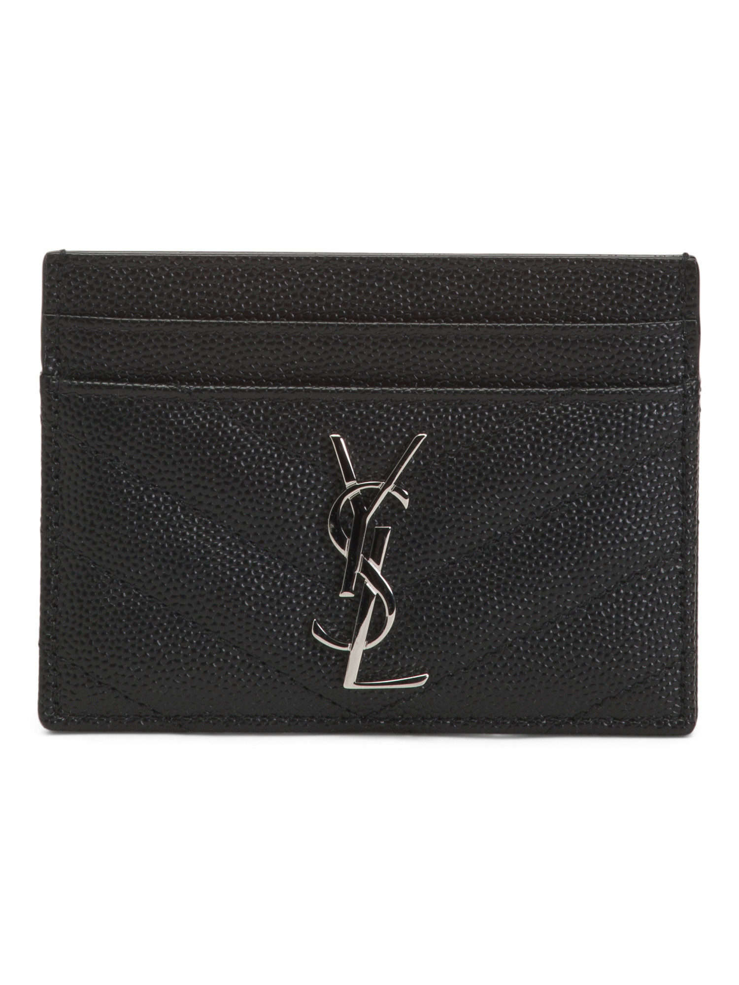 Made In Italy Leather Cassandre Matelasse Card Case | TJ Maxx
