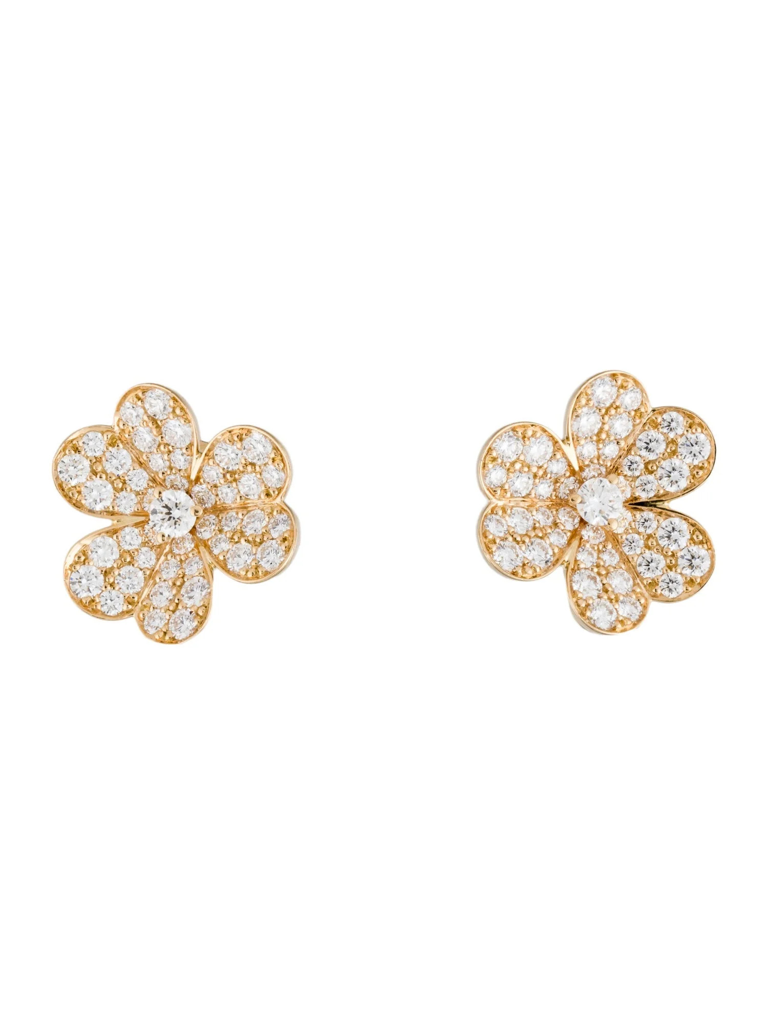 Van Cleef & Arpels Frivole Earrings, Small Model - Earclip, Earrings - VAC41837 | The RealReal | The RealReal
