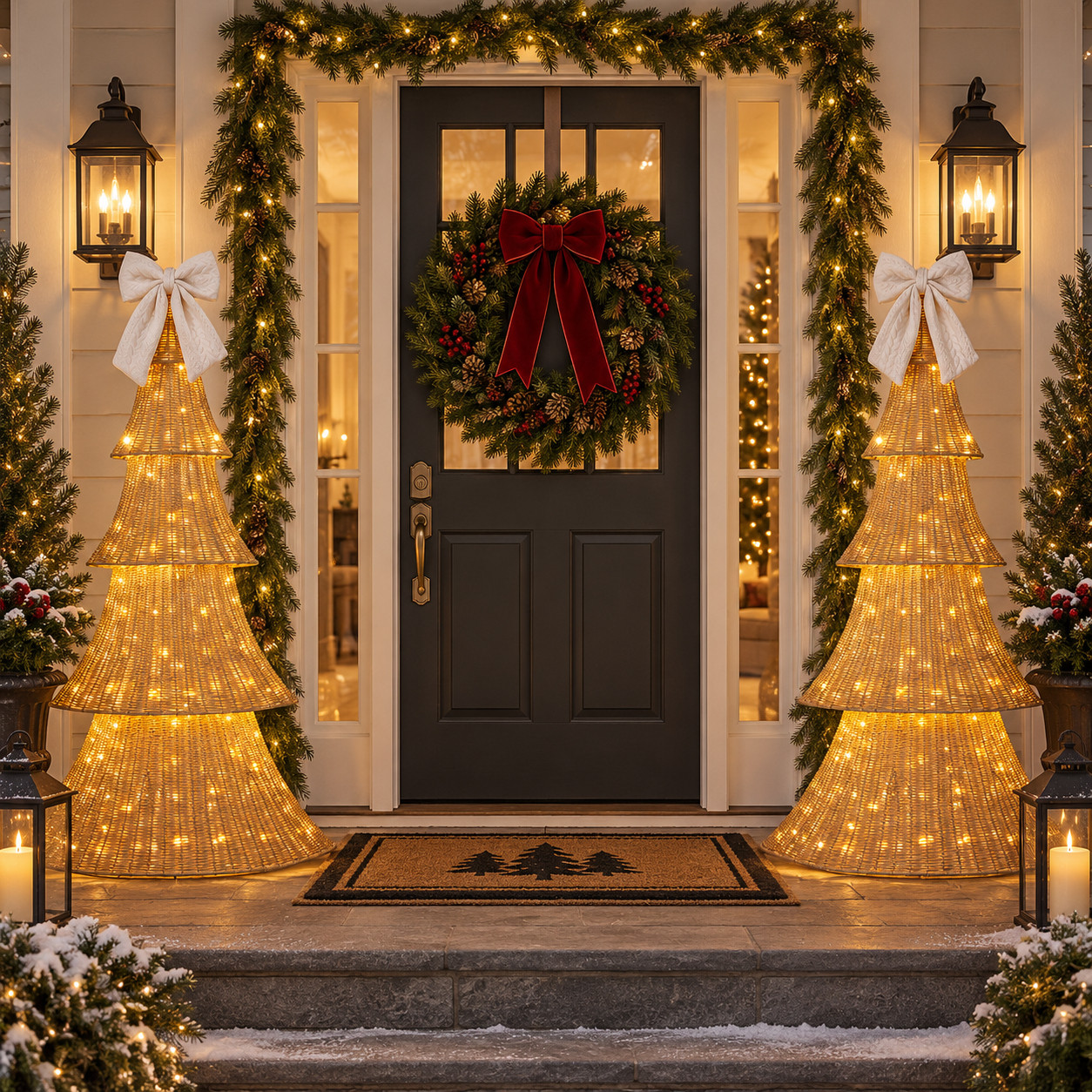 These woven trees are beautiful! 

 #LTKSeasonal #LTKHome