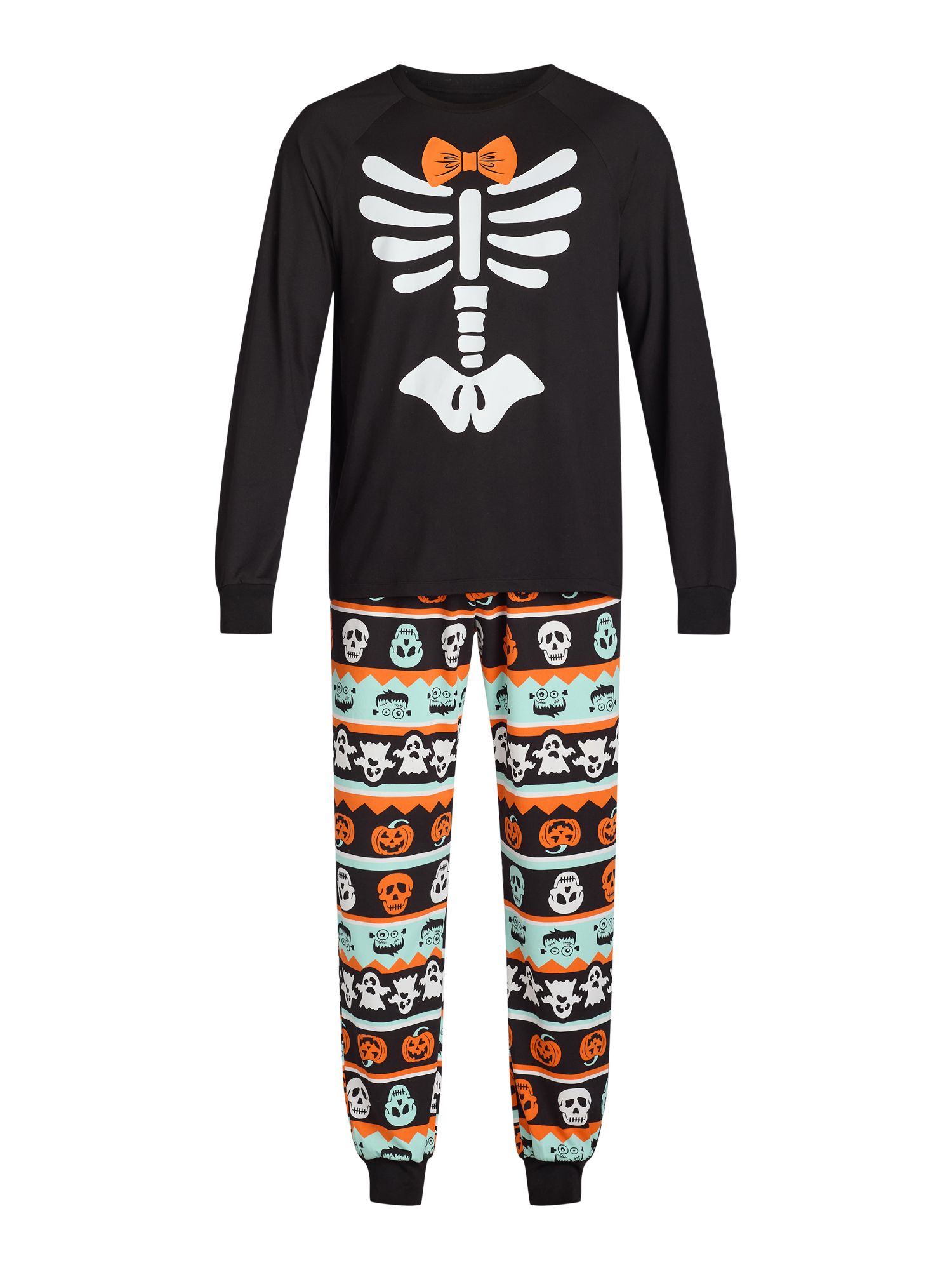 Halloween Women’s Matching Family Pajamas Set from Way to Celebrate, 2-Piece, Sizes S-3X | Walmart (US)