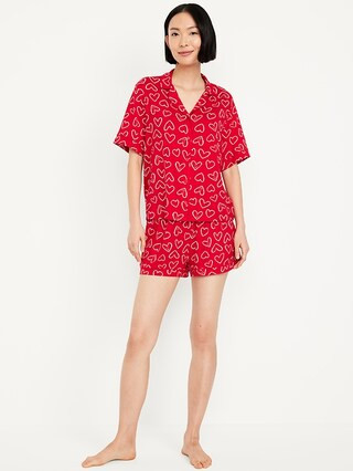 Knit Jersey Pajama Short Set | Old Navy | Old Navy (US)