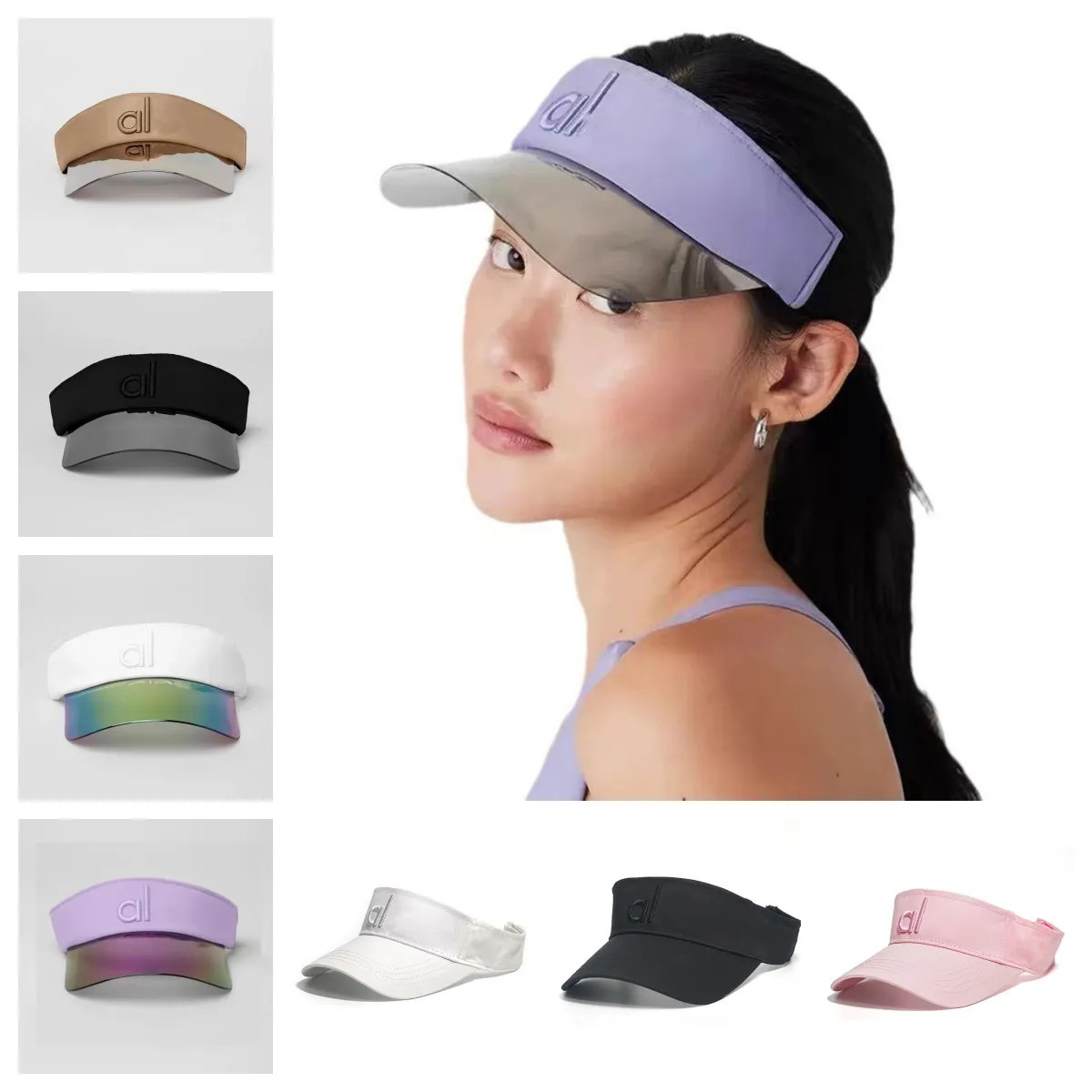 Womens Visor Women Summer Casual Sport Empty Top Cap Fashion Paris Designer Outdoor Sandbeach Sun... | DHGate