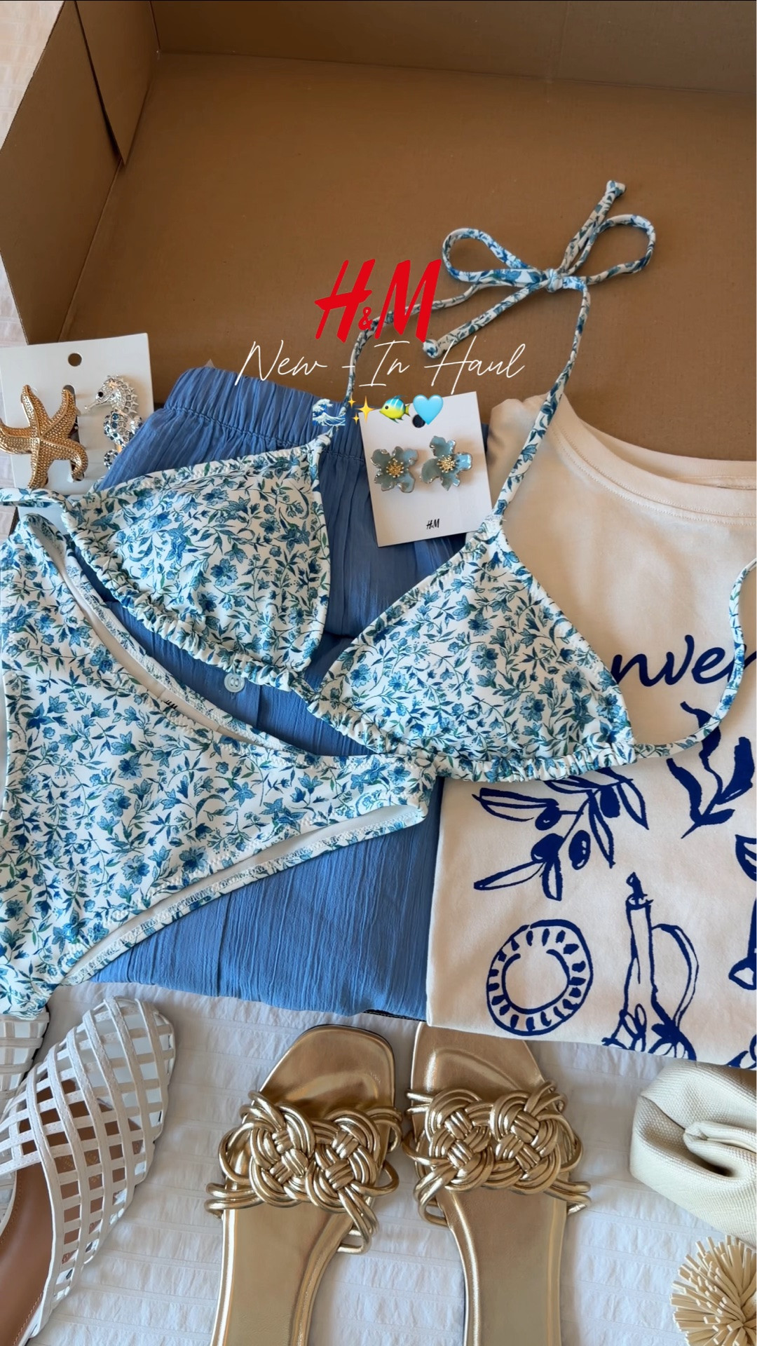 H&M NEW-IN HAUL 🩵✨🐠 how cute are these outfits??? perfect for summer vacation🐚🌊 #handm #hm #hmhaul

#LTKsummer #LTKstyletip #LTKeurope