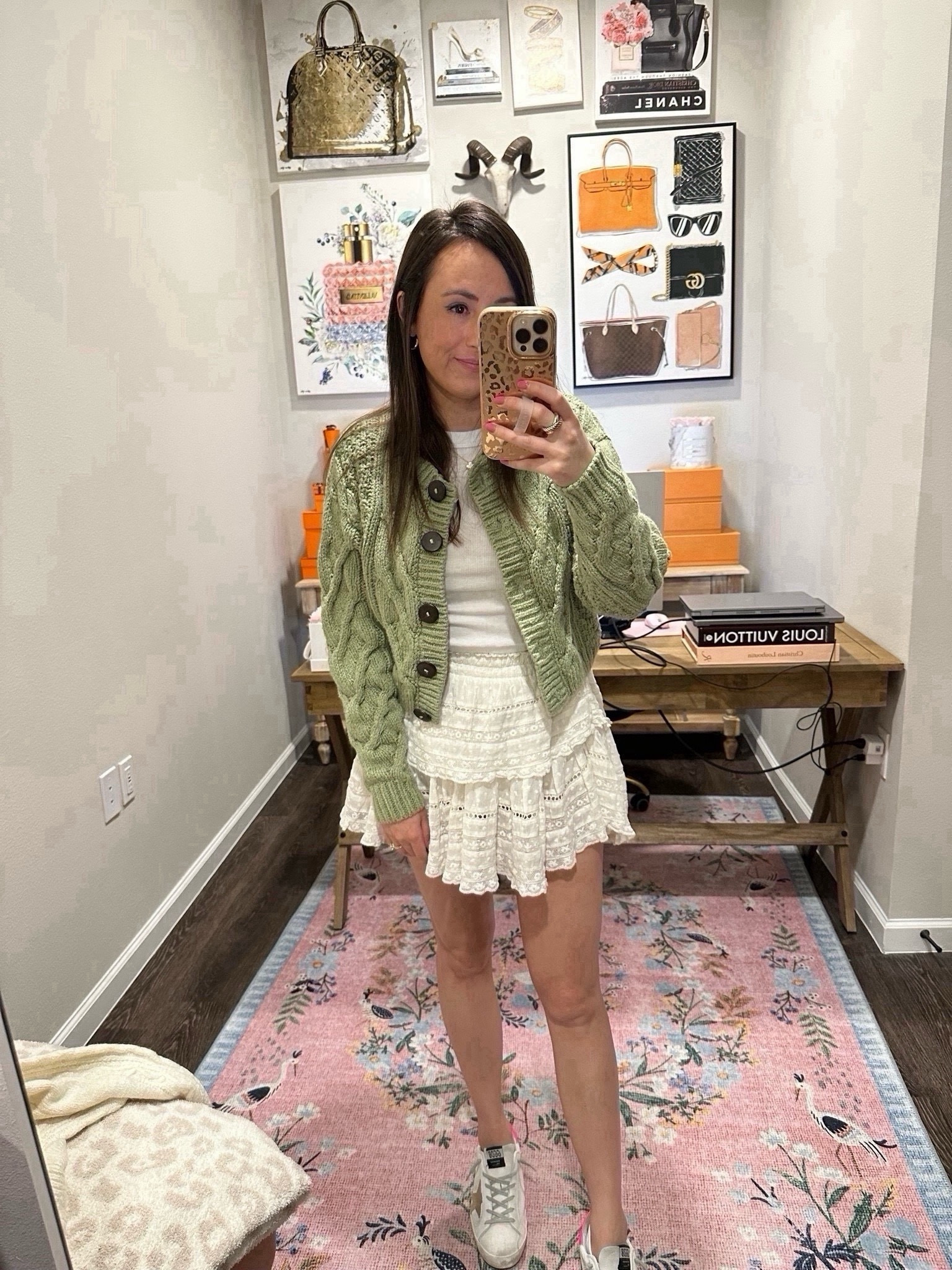 Free people cardigan (size small) with loveshackfancy ruffle mini skirt


#LTKfindsunder100 #LTKSeasonal #LTKstyletip