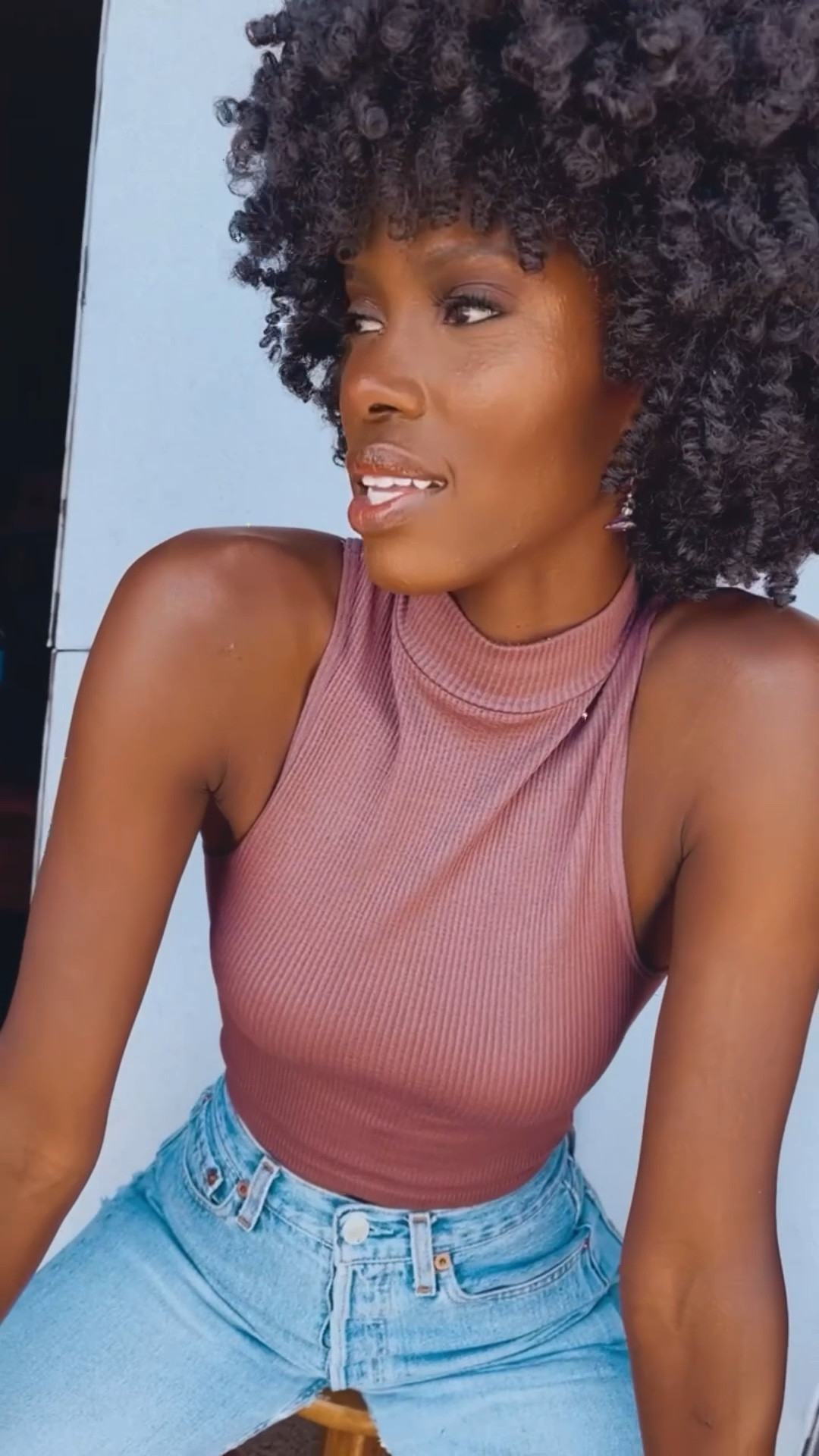 Glowing, fresh skin with around seven products! I start by moisturizing Zeyi’s skin with RMS Coconut moisturizer, then I apply Gleam Melanie Mills Body Radiance on the center of her face. From there I put on her base, contour and highlight with a combo of Charlotte Tilbury Airbrush Flawless and Danessa Myricks Vision Cream Cover foundations. The DMB I use to contour and conceal. Then add cream blush, dust bronzer everywhere, lightly set with Airbrush Flawless Setting Powder (a finishing powder works best to keep the complexion fresh) and mist with setting spray. Shop it all here! XO

#LTKunder100 #LTKstyletip #LTKbeauty