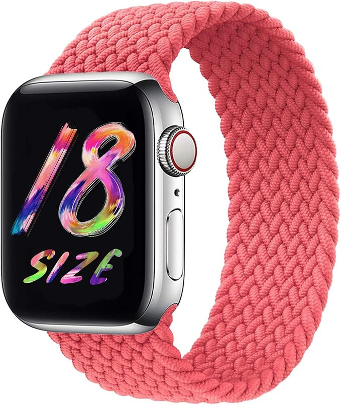 FnKer Sport Watch Bands Braided Solo Loop Compatible for Apple Watch Band 38/40/42/44mm Women Men... | Amazon (US)