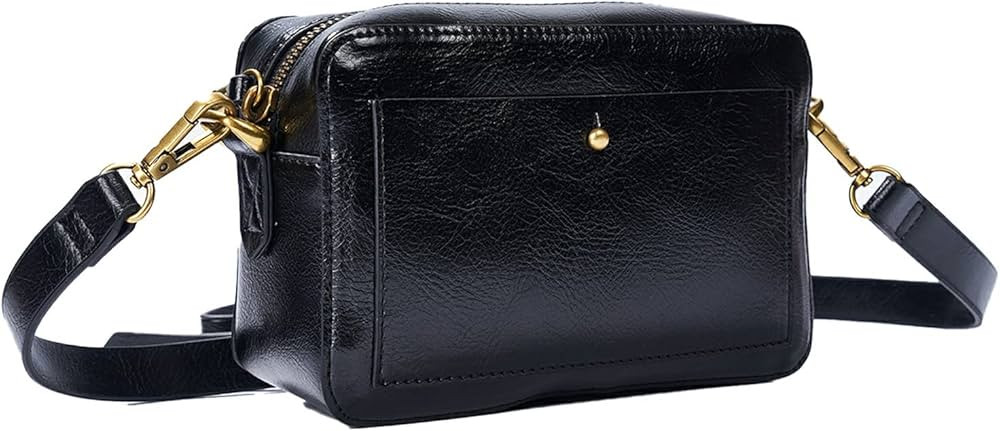 Leather Wristlet Clutch Wallet Purses Small Crossbody Bags for Women The Transport Camera Bag | Amazon (US)