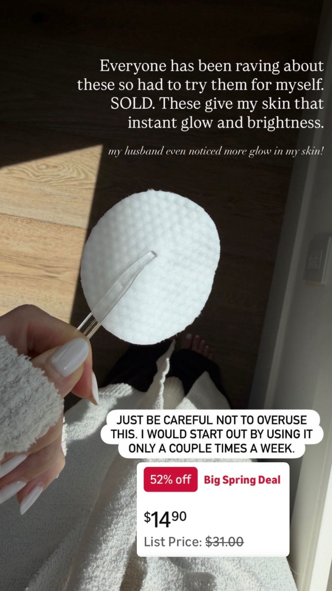 Everyone has been raving about these so had to try them for myself. SOLD. These give my skin that instant glow and brightness. Currently on sale❗️

#LTKSaleAlert #LTKselfcare #LTKBeauty