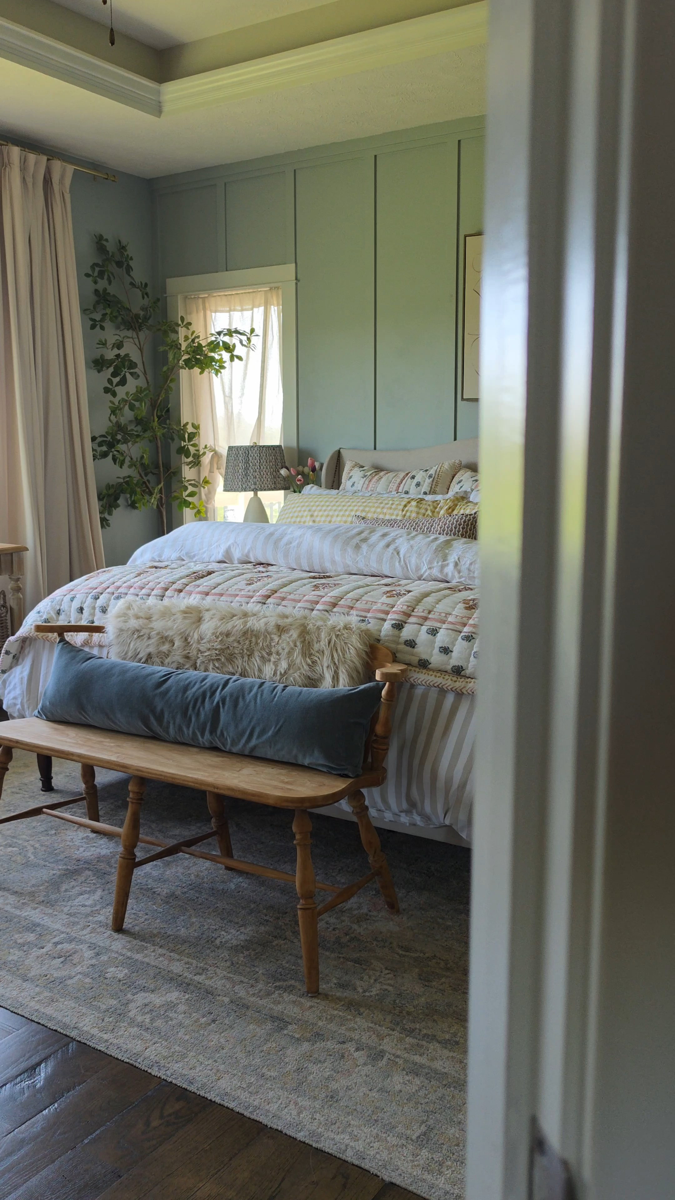 Pattern Play and layered bedding makes a very cozy bed

#LTKSeasonal #LTKHome #LTKmorningroutine