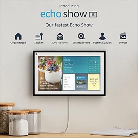 Introducing Echo Show 15, our largest Echo Show with a Full HD 15.6" smart display | Amazon (US)