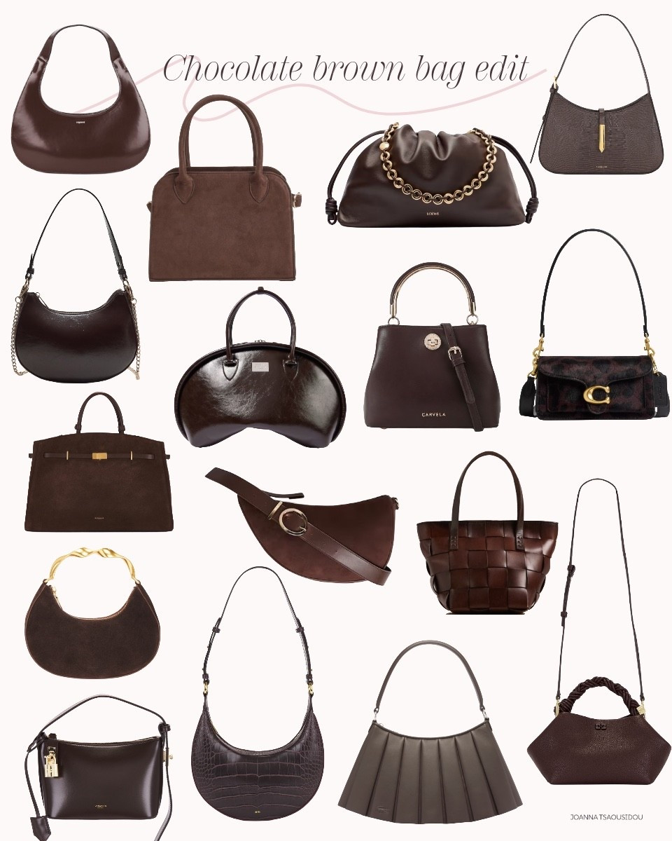 Chocolate brown is the new butter yellow 😏

Chocolate brown is a beautiful rich shade that goes very well with everything honestly! I recently combined it with burgundy and navy blue. Other colours I love wearing it with is beige, caramel, cream, pink, light blue and green.
After I got my chocolate brown bag I noticed that I stopped wearing that much black and switched to dark brown!

What do you think about chocolate brown colour? Would you wear it?

#LTKstyletip #LTKbag #LTKeurope