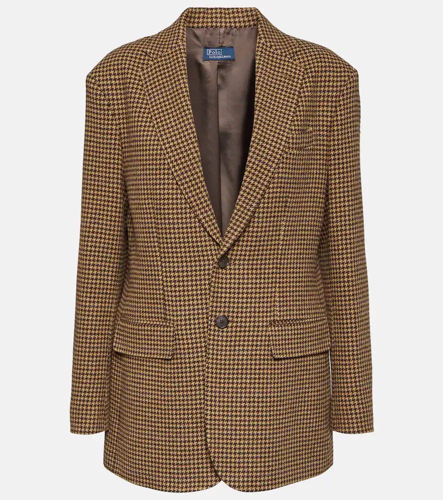 Polo Ralph Lauren Houndstooth tweed blazer | Mytheresa (INTL)