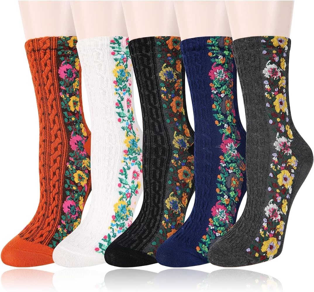 Benefeet Sox Womens Girls Socks Funny Socks for Adults Womens Crew Socks Holiday Cute Socks Hallo... | Amazon (US)