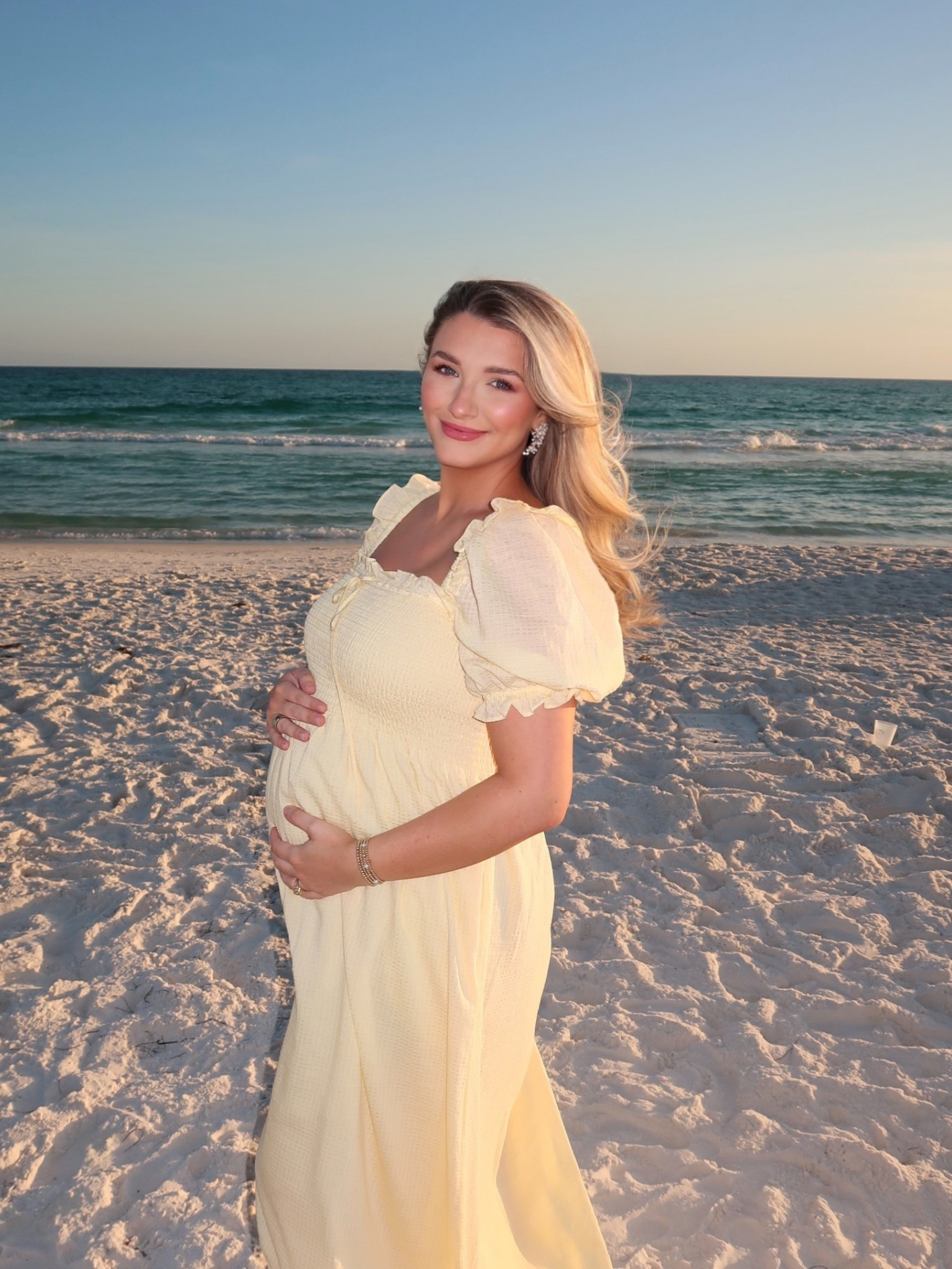 Babymoon outfit of the night 👶🏼🌙🌊  #ltkmaternity #maternity 