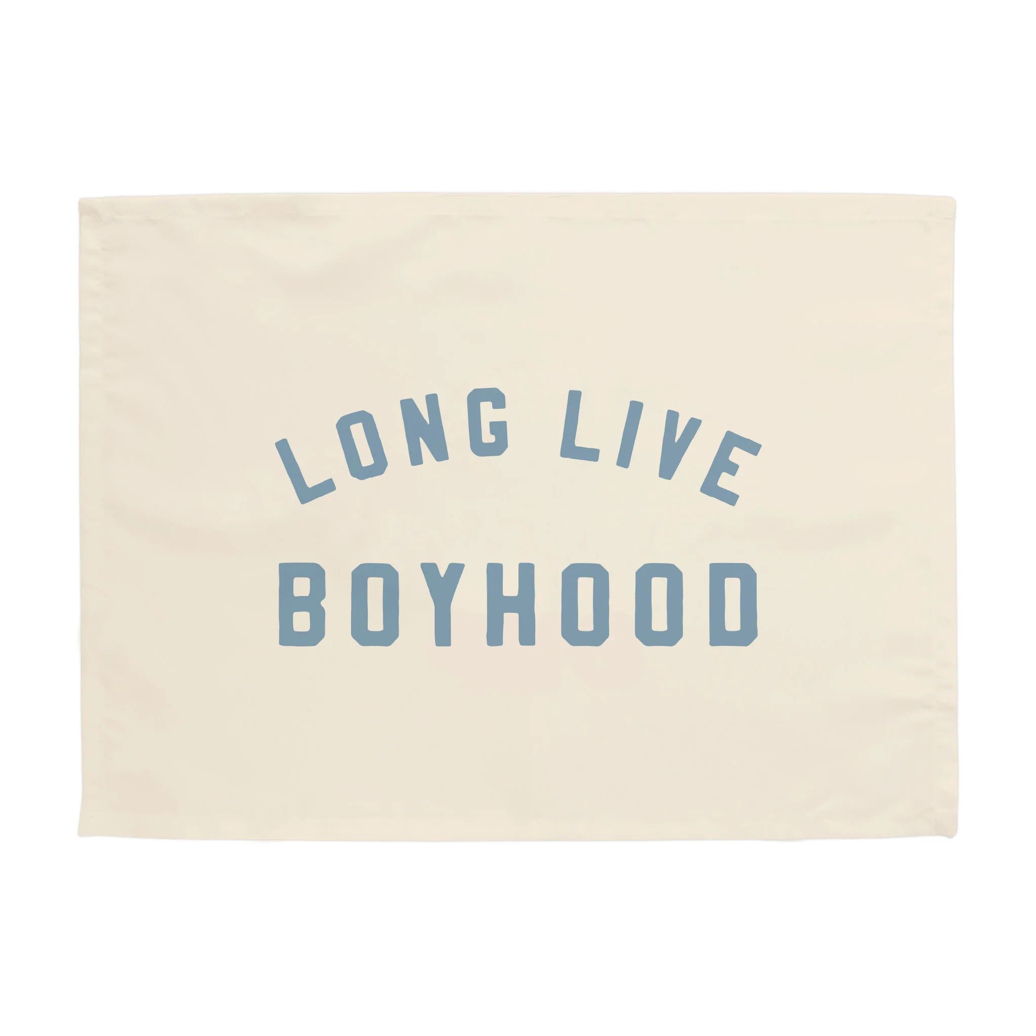 {Natural + Ocean} Long Live Boyhood Banner | Hunny Prints