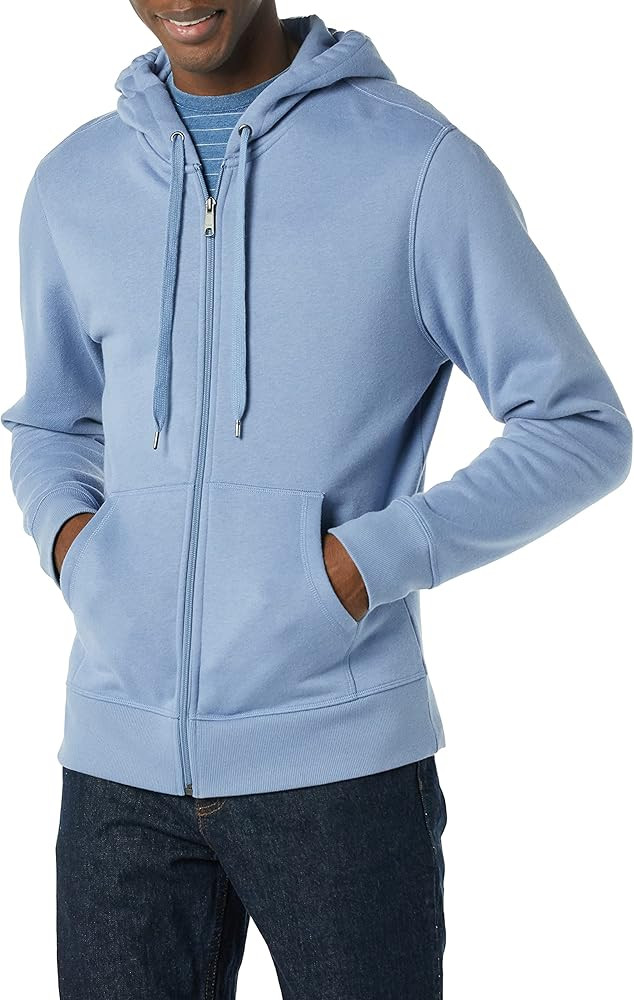 Amazon Essentials Men's Full-Zip Fleece Hoodie (Available in Big & Tall) | Amazon (US)