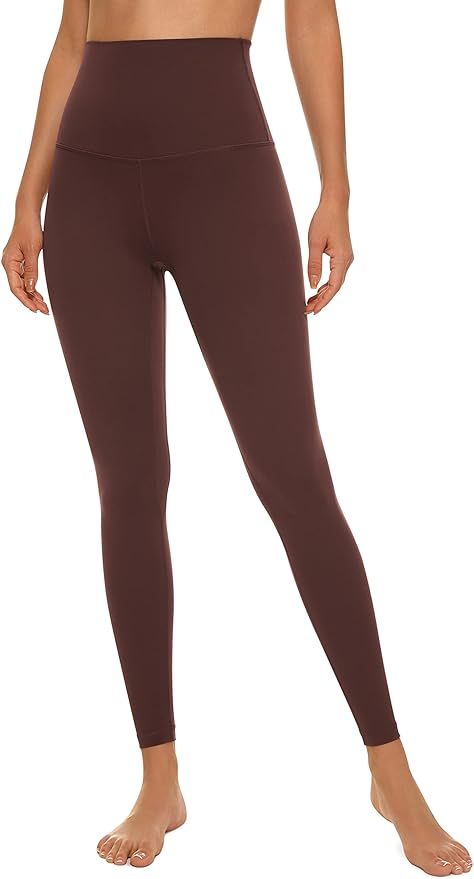 CRZ YOGA Super High Waisted Butterluxe Workout Leggings 25''/28'' -Over Belly Buttery Soft Full L... | Amazon (US)