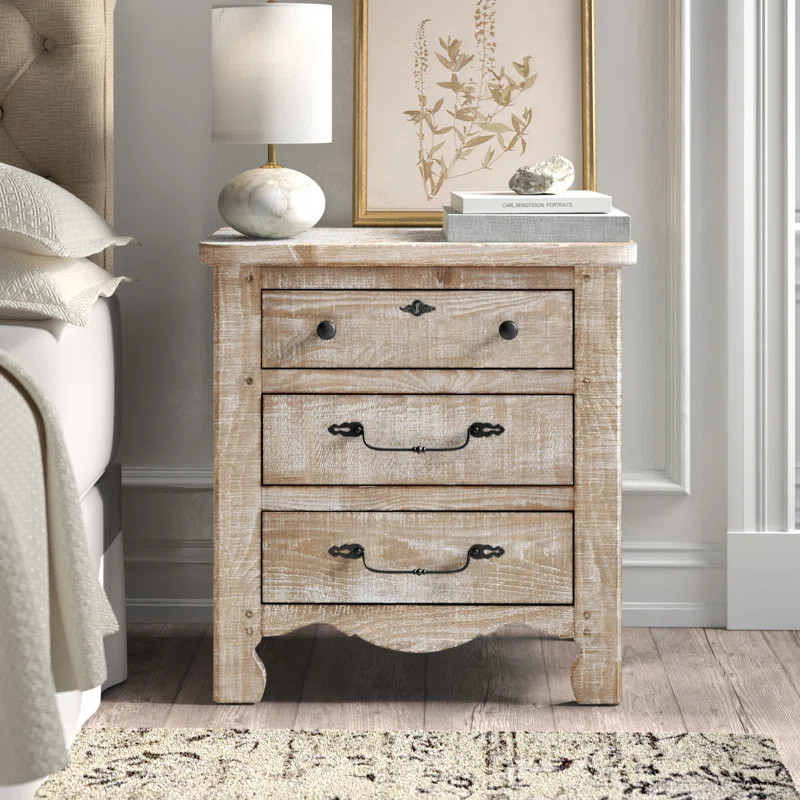 Capobianco 3-Drawer Nightstand | Wayfair North America