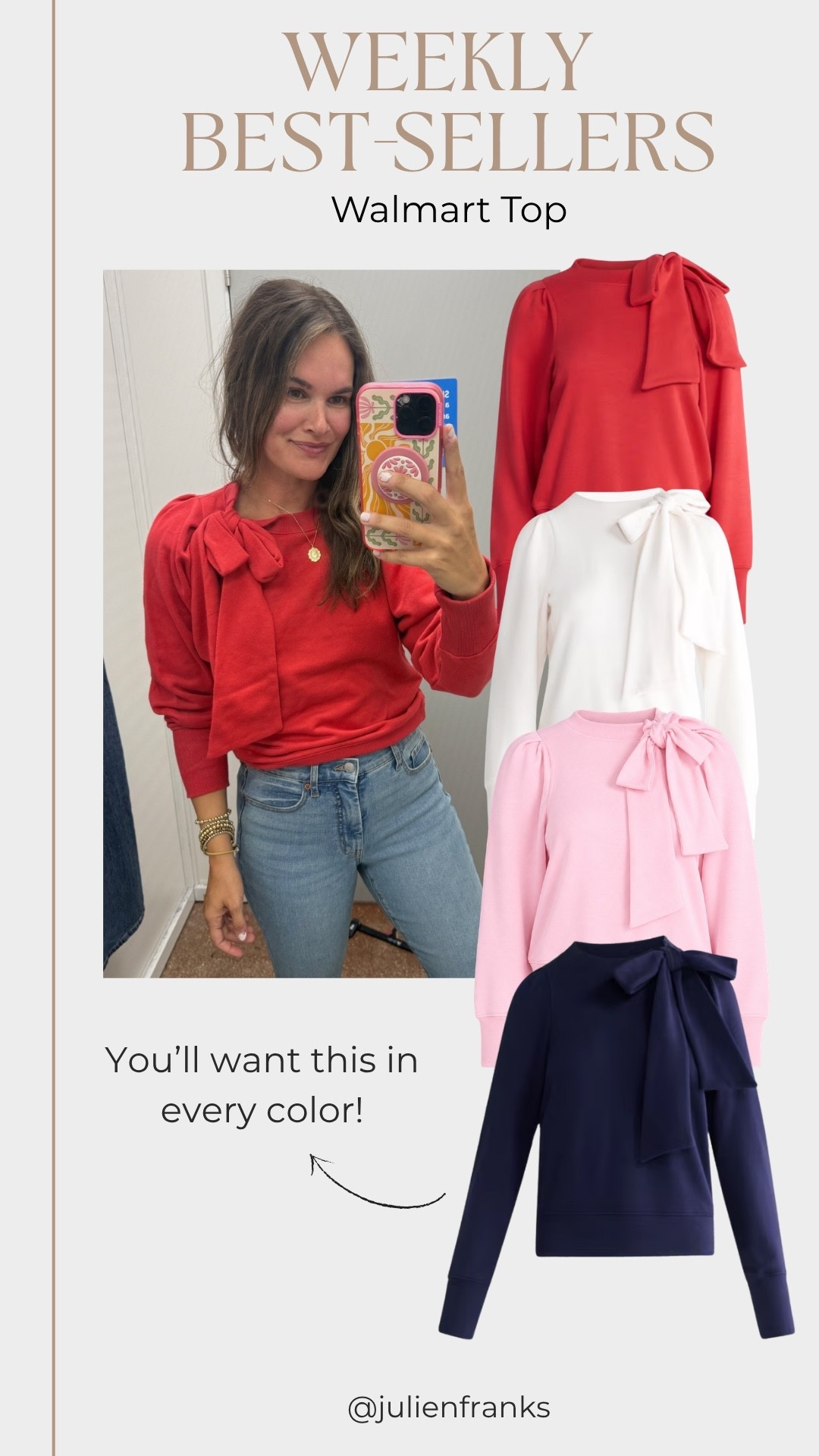 How cute is this top?! I love the red, but it also comes in many colors!

#LTKootd #LTKmomlife #LTKdayinmylife