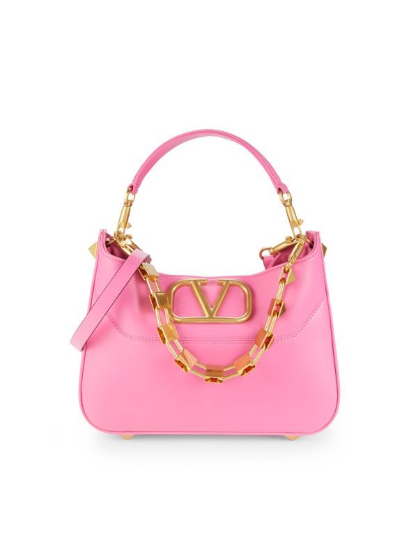Small Rockstud Leather Top Handle Bag | Saks Fifth Avenue OFF 5TH