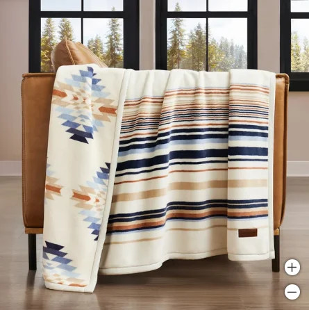 Pendleton Reversible Plush Throw | Walmart (US)