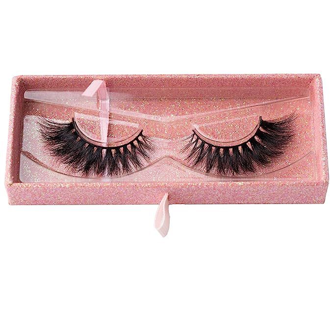 Amazon.com: Arimika Thick Wispy Dramatic 3D Mink False Eyelashes- Lightweight, Glam Look Mink Las... | Amazon (US)