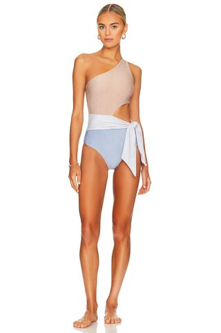 BEACH RIOT Carlie One Piece in Frost from Revolve.com | Revolve Clothing (Global)